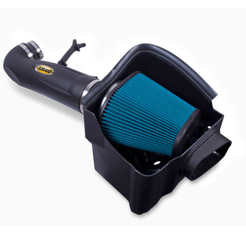 Airaid 04-13 Nissan Titan/Armada 5.6L MXP Intake System w/ Tube (Dry / Blue Media) - 523-284