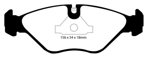 EBC 90-98 Saab 9000 2.0 Redstuff Front Brake Pads - DP3751C
