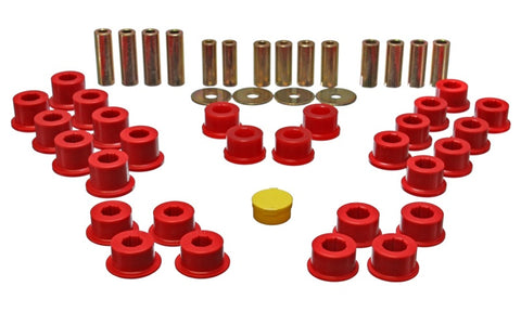 Energy Suspension 90-97 Mazda Miata Red Rear Control Arm Bushing Set - 11.3106R
