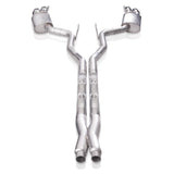Stainless Works 18-21 Ford Mustang GT 3in Legend Series Catback X-Pipe w/Quad Tips w/o Active Valves - M18CBXFCL