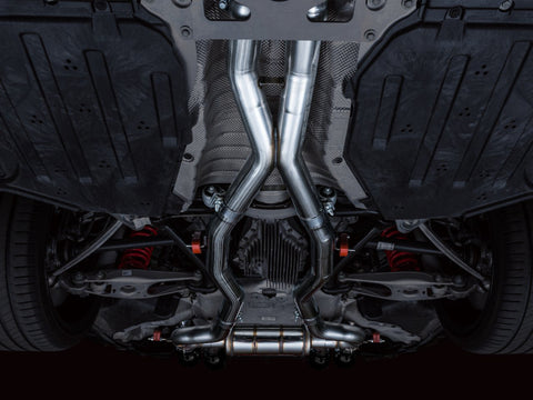 AWE SwitchPath Catback Exhaust for BMW G8X M3/M4 - Diamond Black Tips - 3025-42480