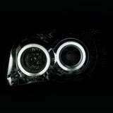 ANZO 2006-2009 Toyota 4Runner Projector Headlights w/ Halo Chrome - 111321