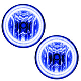 Oracle Lighting 07-13 Toyota Tundra Pre-Assembled LED Halo Fog Lights -Blue - 7095-002