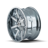 Mayhem 8104 Arsenal 20x9 / 5x150 BP / 0mm Offset / 110mm Hub Chrome Wheel - 8104-2997C