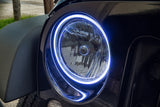 Oracle Jeep Wrangler JK 07-17 LED Waterproof Halo Kit - ColorSHIFT w/ Simple Controller - 3943-504