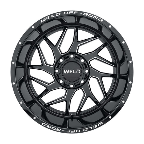 Weld Off-Road W117 22X10 Fulcrum 8X180 ET-18 BS4.75 Gloss Black MIL 124.3 - W11720018475