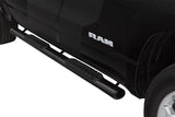Lund 10-17 Dodge Ram 2500 Crew Cab 4in. Oval Straight Steel Nerf Bars - Black - 23684781