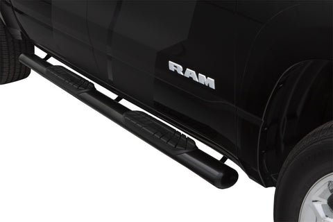 Lund 10-17 Dodge Ram 2500 Crew Cab 4in. Oval Straight Steel Nerf Bars - Black - 23684781