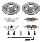 Power Stop 01-05 BMW 325xi Rear Z26 Street Warrior Brake Kit - K2970-26