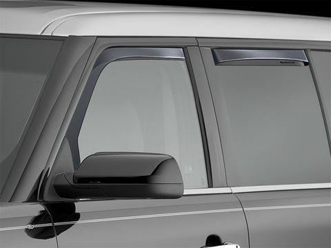 WeatherTech 09+ Ford Flex Front and Rear Side Window Deflectors - Dark Smoke - 82484