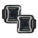 Form Lighting 2018-2023 Jeep Wrangler LED Tail Lights Smoke (Pair) - FL0014