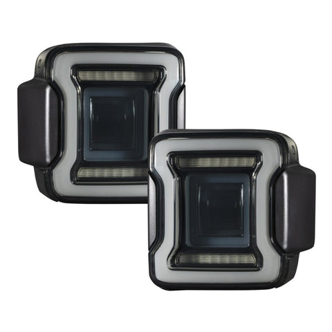Form Lighting 2018-2023 Jeep Wrangler LED Tail Lights Smoke (Pair) - FL0014