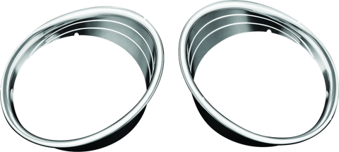 Kuryakyn Driving Light Bezels Indian Chrome - 5622