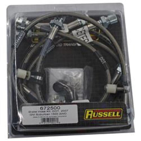 Russell Performance 2007 GM Suburban/ Tahoe/ Yukon/ Yukon XL 2WD/4WD Brake Line Kit - 672500
