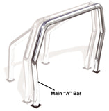 Go Rhino Universal Front Main A-Bar Bed Bar - Chrome (Drilling Req.) - 91001C