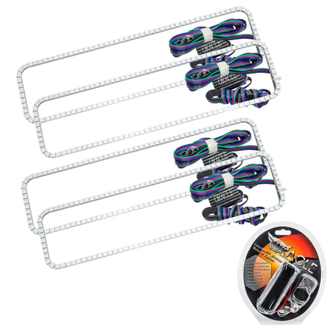 Oracle GMC Yukon 92-99 Dual Halo Kit - ColorSHIFT - 2286-330
