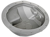 aFe Power Rear Differential Cover Raw w/Machined Fins Street Ser. 16-17 Nissan Titan XD (AAM 9.5-14) - 46-70360