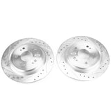 Power Stop 14-19 Acura RLX Rear Evolution Drilled & Slotted Rotors - Pair - JBR1586XPR
