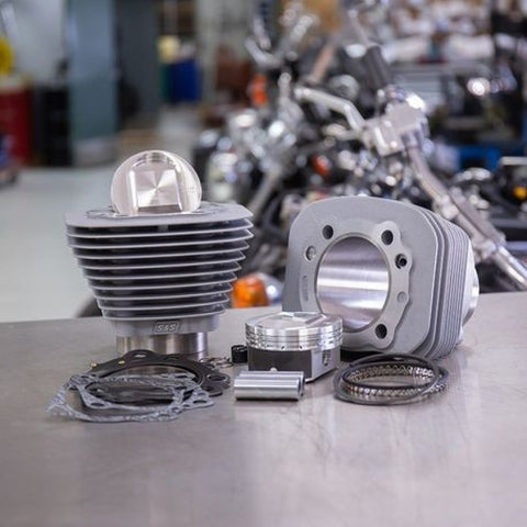 S&S Cycle 86-21 Sportster Models High Compression 1250cc Conversion Kit - Silver - 910-0690