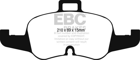 EBC 2016+ Audi TTS Quattro 2.0T Bluestuff Front Brake Pads - DP52256NDX