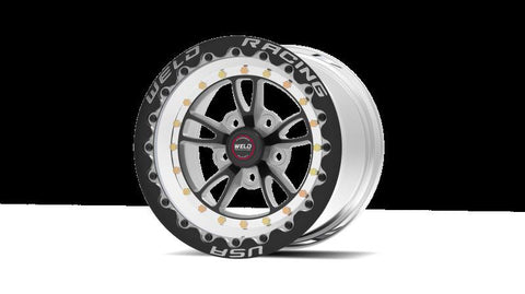Weld Full Throttle 1-Piece 15x8 / 5x4.5 BP / 3.5in. BS Black Wheel - 793B58206F