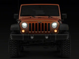 Raxiom07-18 Jeep Wrangler JK LED Halo Projector Headlights- Chrome Housing (Clear Lens) - J121872