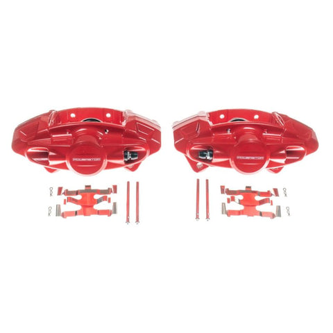 Power Stop 09-13 Infiniti FX50 Rear Red Calipers w/o Brackets - Pair - S6182