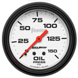 Autometer Phantom 66.7mm 0-150 PSI Mechanical Oil Pressure Gauge - 5823