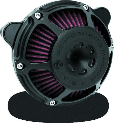 Performance Machine Air Cleaner Max HP - Black Ops - 0206-2081-SMB