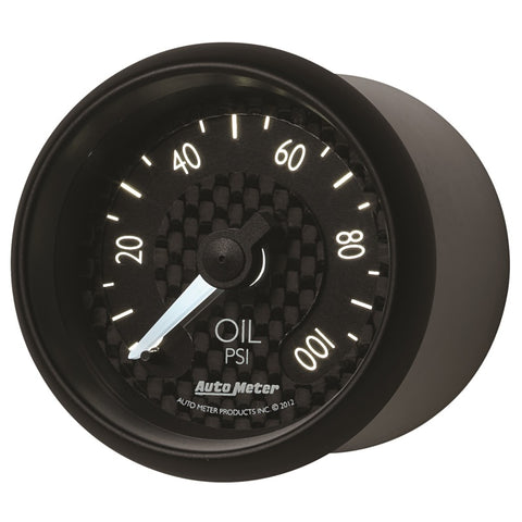 Autometer GT Series 52mm Mechanical 0-100 psi Oil Pressure Gauge - 8021