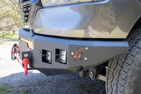 Fishbone Offroad 2019+ Ram 1500 Pike Winch Plate - Black - FB22401