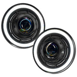 ORACLE Lighting 0718 Jeep Wrangler JK Oculus 7in Switchback Bi-LED Projector Headlights - 5876-023