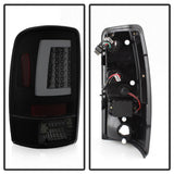 Spyder 00-06 GMC Yukon/Yukon XL V2 Light Bar LED Tail Lights - Blk Smoke (ALT-YD-CD00V2-LBLED-BSM) - 5084156