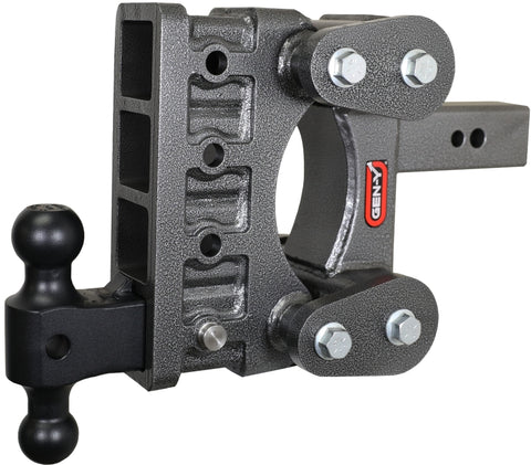 Gen-Y The Boss Torsion-Flex 2.5in Shank 6in Drop 3.5K TW 32K Hitch w/GH-0161 Dual-Ball - GH-2114