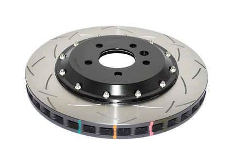 DBA 09-15 Lotus Evora F Front Slotted 5000 Series 2 Piece Rotor Assembled w/ Black Hat - DBA52364BLKS