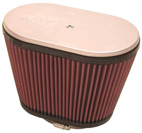 K&N Universal Air Filter-Dual Flange Oval Style 2.25in Flange ID x 9in OS L x 5.5in OS W x 6.25in H - RD-4400