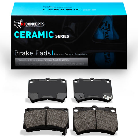 R1 90-02 Mercury Tracer Front Ceramic Brake Pads - 2310-0466-00