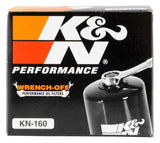 K&N Oil Filter for 2005-2014 BMW K1200 GT/R/RS/S/ K1300 GT/R/S/ R1200 GS/R/RT S1000RR - KN-160