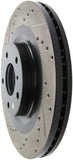 StopTech 06-07 350Z / 05-07 G35 exp Sport/ 06-07 G35X SportStop Slotted & Drilled Front Right Rotor - 127.42080R