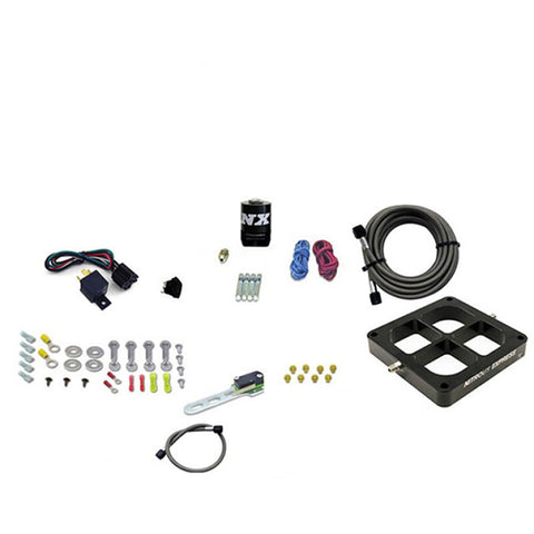 Nitrous Express Dry Single Entry Billet Crossbar Plate System 100-500hp (4500 Flange)- w/o Bottle - 66147-00