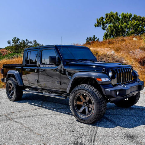 Westin 2020 Jeep Gladiator PRO TRAXX 5 WTW Oval Nerf Step Bars - Black - 21-54165