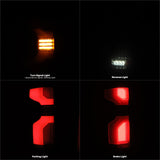 AlphaRex 19-24 Chevy Silverado 1500 / 20-24 2500HD/3500HD LUXX-Series LED Tail Lights Red - 620068