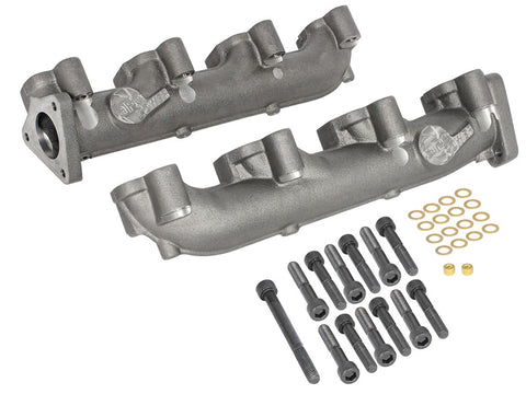 aFe Power BladeRunner Ported Ductile Iron Exhaust Manifold 01-16 GM Diesel Trucks V8-6.6L (td) - 46-40024