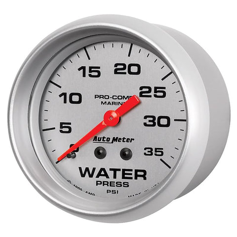 Autometer Ultra-Lite 2 5/8in Mechanical 35 PSI Water Pressure Gauge - 200773-33