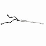 MagnaFlow SYS Cat-Back 3.5in Black Dual Split Rear Tips 14-15 Chevy Silverado/GMC Sierra 4.3L-5.3L - 15360