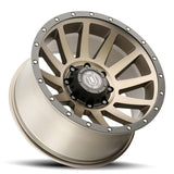 ICON Compression 20x10 8x170 -19mm Offset 4.75in BS 125mm Bore Bronze Wheel - 2020108147BR