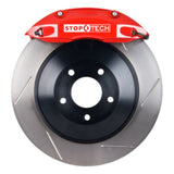 StopTech 05-14 Ford Mustang GT BBK Front ST-40 Red Calipers 1pc 355x32 Slotted Rotors - 82.330.4700.71
