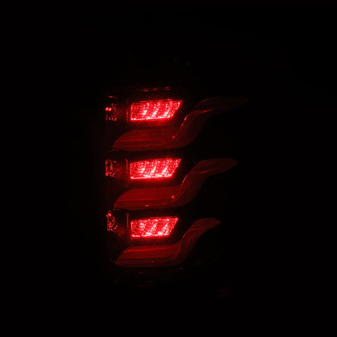AlphaRex 11-15 Ford Explorer PRO-Series LED Tail Lights Jet Black - 660010