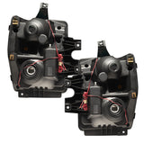 Oracle 08-10 Ford F250/350 Pre-Assembled Halo Headlights - Chrome Housing - ColorSHIFT - 7189-330