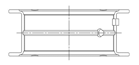 ACL Nissan CA18/C20 0.025 Oversized High Performance Main Bearing Set - 5M1633H-.025